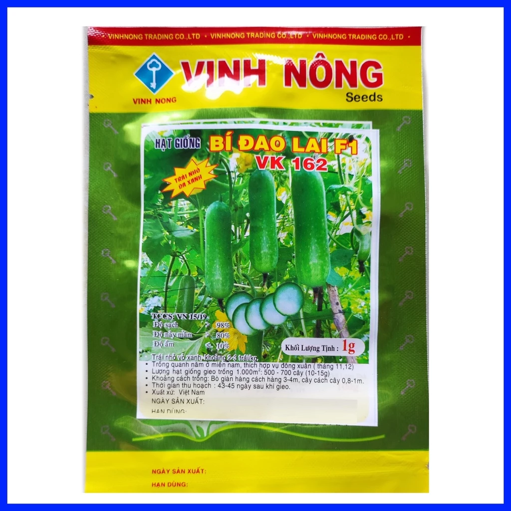 Hạt giống Bí Đao Chanh Lai F1 Vỏ Xanh (1g)