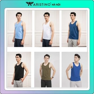 (XẢ KHO TÍM THAN XL) Áo ba lỗ ARISTINO cotton siêu mềm mát att011s1