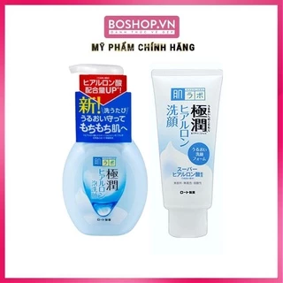 Sữa Rửa Mặt Tạo Bọt Da Thường Da Khô Hada Labo 160ml Dưỡng Ẩm Trắng Da