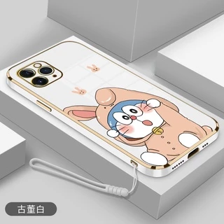 Doraemon Ốp Điện Thoại Cao Su Mềm Hình Thỏ Doremon Cho iphone 15promax 14promax 13 11 pro max 12 pro max iphone11 i12 12 pro i11 pro 12