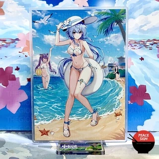 ( BÃI BIỂN ) Standee game GENSHIN IMPACT SUMMER Dream of Sea tượng mô hình Acrylic Anime mica chibi