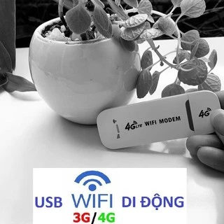 [Mua Dcom Tặng Sim 4G Data Khủng]USB DCOM 3G 4G DONGLE phát Wifi từ sim 3G/4G dùng được đa mạng, có khe đọc thẻ nhớ