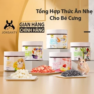 Snack cho thú cưng nhỏ hãng JONSANTY, chuột hamster, sóc bay, nhím kiểng, chim, bọ ú hộp mới mẫu mới