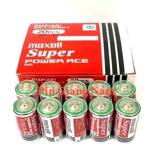 Pin C Maxell Super Power ACE red