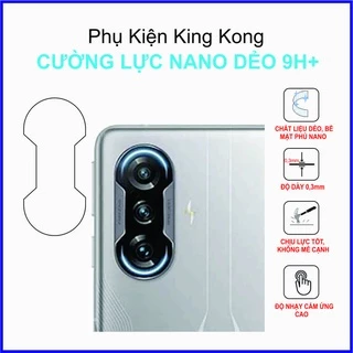 Cường lực camera POCO F3 GT / REDMI K40 GAMING Cường lực nao dẻo 9H+