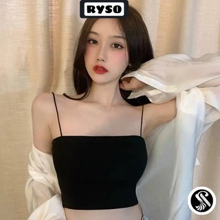 [Mã SKAMLTSM9 giảm 10% đơn 99K] Áo 2 Dây Croptop Sợi Bún Croptop Chất Thun Gân Ôm Body 2s Sexy