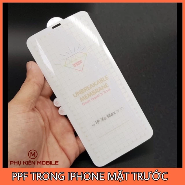 🌟🌟 [ Đã có iP 15 ] miếng dán PPF IPHONE MẶT TRƯỚC TRONG - NHÁM ĐỦ DÒNG IPHONE 6 ĐẾN 15 PROMAX