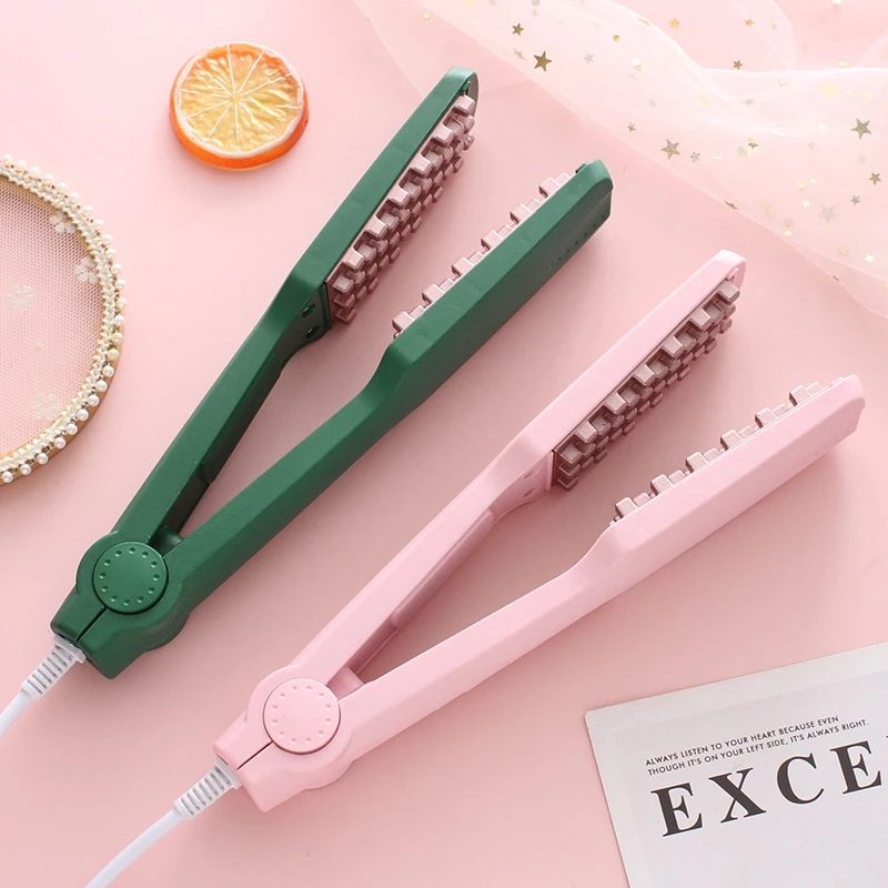 Máy Bấm Xù Dập Phồng Tóc Chân Vuông 2in1 Cao Cấp Siêu Hot