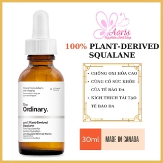 [CANADA- Full Bill]  The Ordinary 100% Plant-Derived Squalane Serum dưỡng ẩm