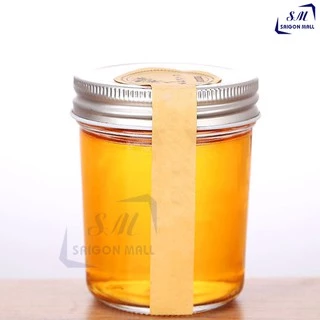 Hũ thủy tinh miệng lớn 450ml nắp thiếc đựng sữa chua, bánh plan, pudding, đựng các loại gia vị, lọ đựng thực phẩm