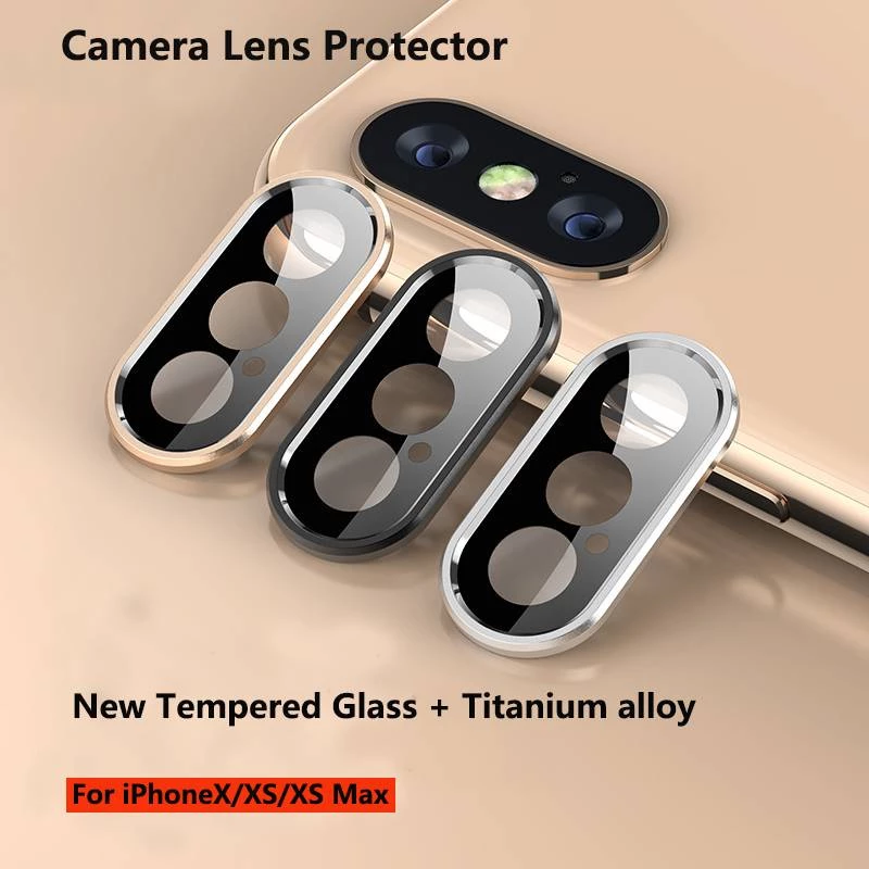 Kính cường lực bảo vệ ống kính máy ảnh phía sau cho iPhone x xs max xr
