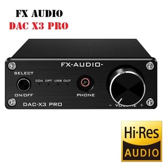 Bộ giải mã âm thanh FX AUDIO X3 Pro - Đầu DAC giải mã âm thanh FX-AUDIO-X3 Pro 24Bit