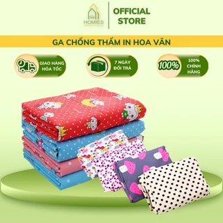 Ga chống thấm Homies in hoa văn xuất Hàn chống thấm tuyệt đối