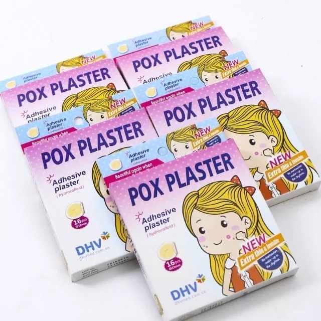 Miếng dán mụn Pox Plaster (hộp 16 miếng)