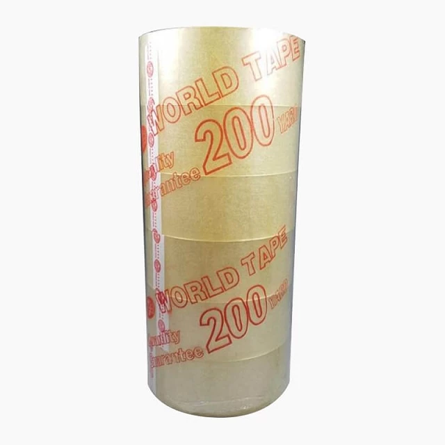 Băng Keo Dán Thùng Dán Hộp 200YARD - 6 Cuộn Keo 1 Cây