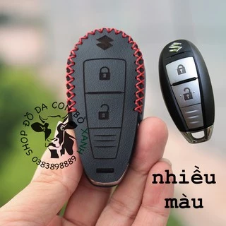 bao da chìa khoá Suzuki Swift, Ciaz, Vitara, Ertiga handmade da thật 001