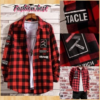 Áo khoác, Áo sơ mi Caro Flannel dành cho Nam nữ phonng cách hàn quốc, sản phẩm ưa chuộng-fashion.best