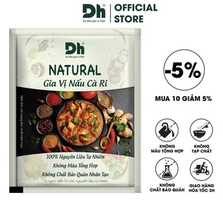 Gia vị nấu cà ri Natural Dh Foods gia vị, nguyên liệu nấu cà ri dễ dàng hơn 10gr