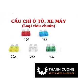 Cầu chì xe ô tô, cầu chì xe máy công suất chuẩn chính hãng Thái Lan