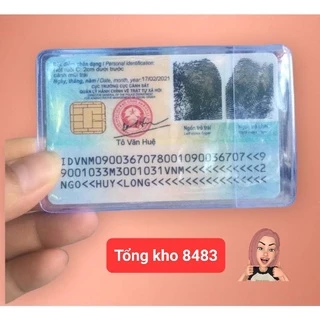 [ Hàng loại 1] CÓ NẮP túi đựng cccd CĂN CƯỚC CÔNG DÂN ,Thẻ ATM ,Bằng LÁI XE nhựa dẻo, trong suốt, bền