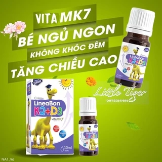 Vitamin K2+D3 Lineabon 10ml cho bé từ sơ sinh D3K2 MK7