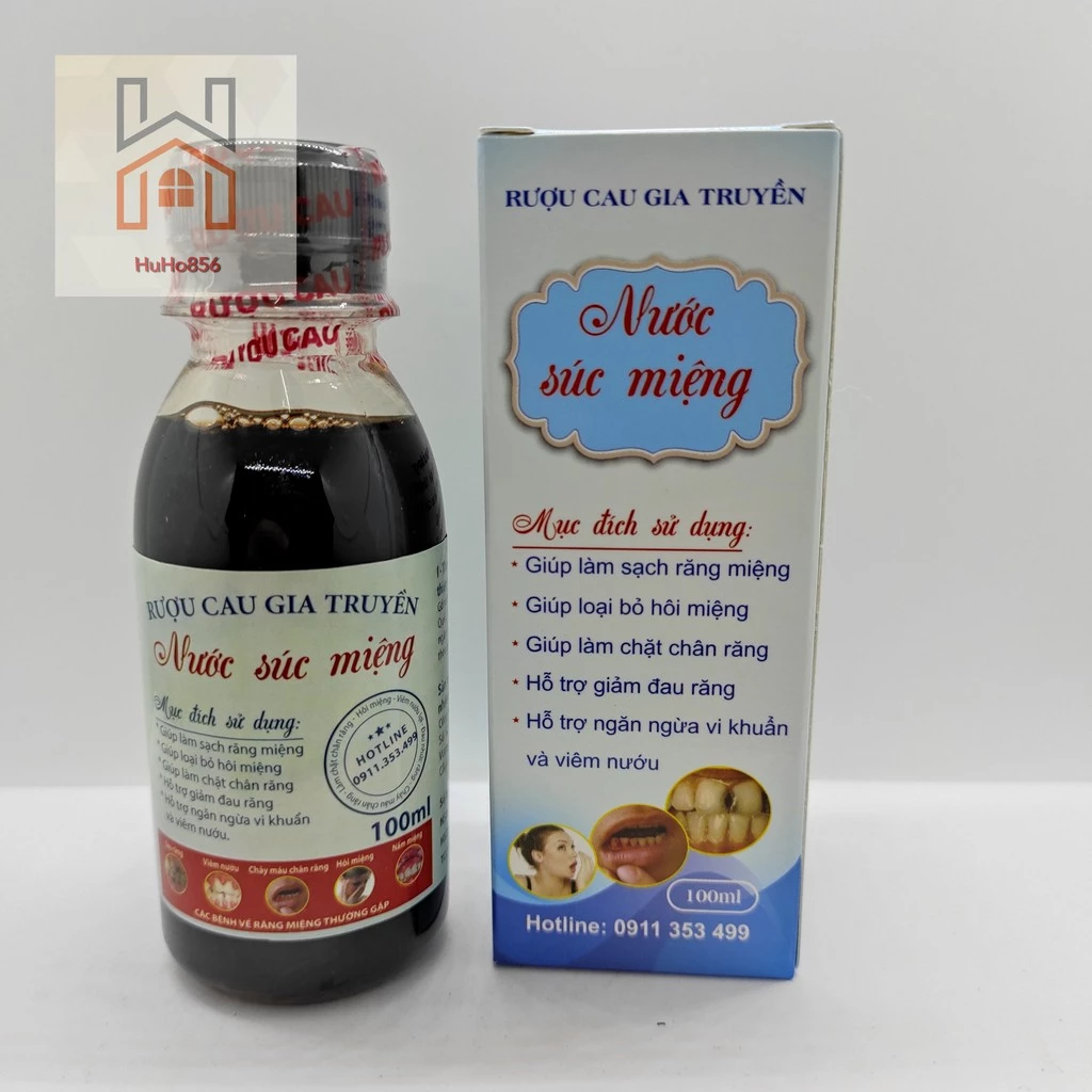 Nước súc miệng rượu cau gia truyền 100ml