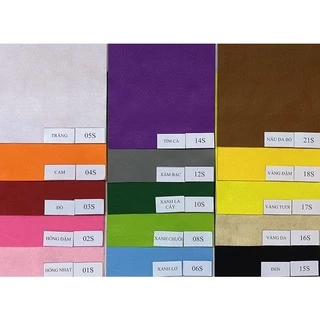 HCM - VẢI NỈ MỀM 90x90cm hàng VN màu đẹp vải dày giá tốt