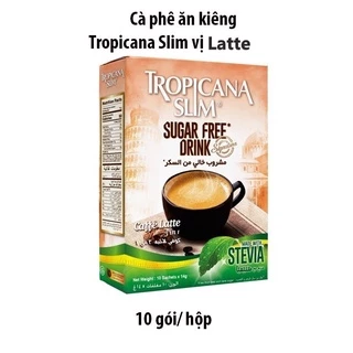 Cafe Ăn Kiêng Latte/Cappuccino 3 in 1 Tropicana Slim, Dành Cho Người Ăn Kiêng Giữ Dáng, Bệnh Tiểu Đường