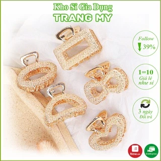 Set 5 Kẹp Tóc  Vàng Đồng Cực Xinh Hàng Cao Cấp Phong Cách Hàn Quốc