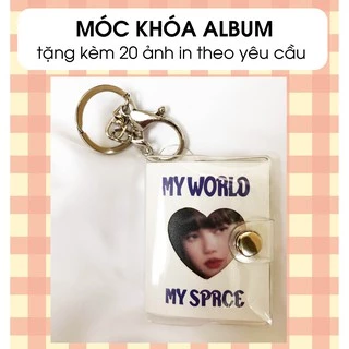 MÓC KHÓA ALBUM ( tặng kèm ảnh đựng in theo yêu cầu)