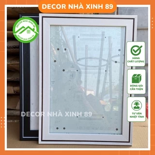 khung ảnh kẻ viền đủ cỡ phong cách hàn quốc A3,A4,A5 (mặt mika)