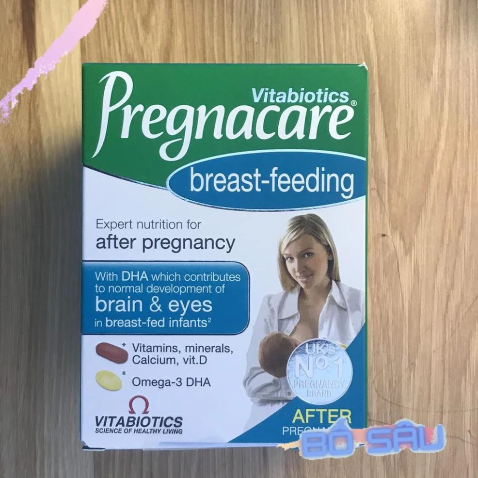 Vitamin BÚ ANH Pregnacare Breastfeeding Bổ Sung Dưỡng Chất Cho Sữa Mẹ [Date 02/2023]