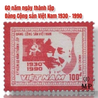 Tem sưu tập MS 623 Tem Việt Nam Kỷ niệm 60 năm ngày thành lập Đảng Cộng sản Việt Nam 1930 - 1990