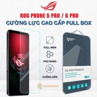 Kính cường lực Rog Phone 5 / Rog Phone 6 / 7 / 8 hãng GOR full màn Dán màn hình Asus RogPhone 6 Pro