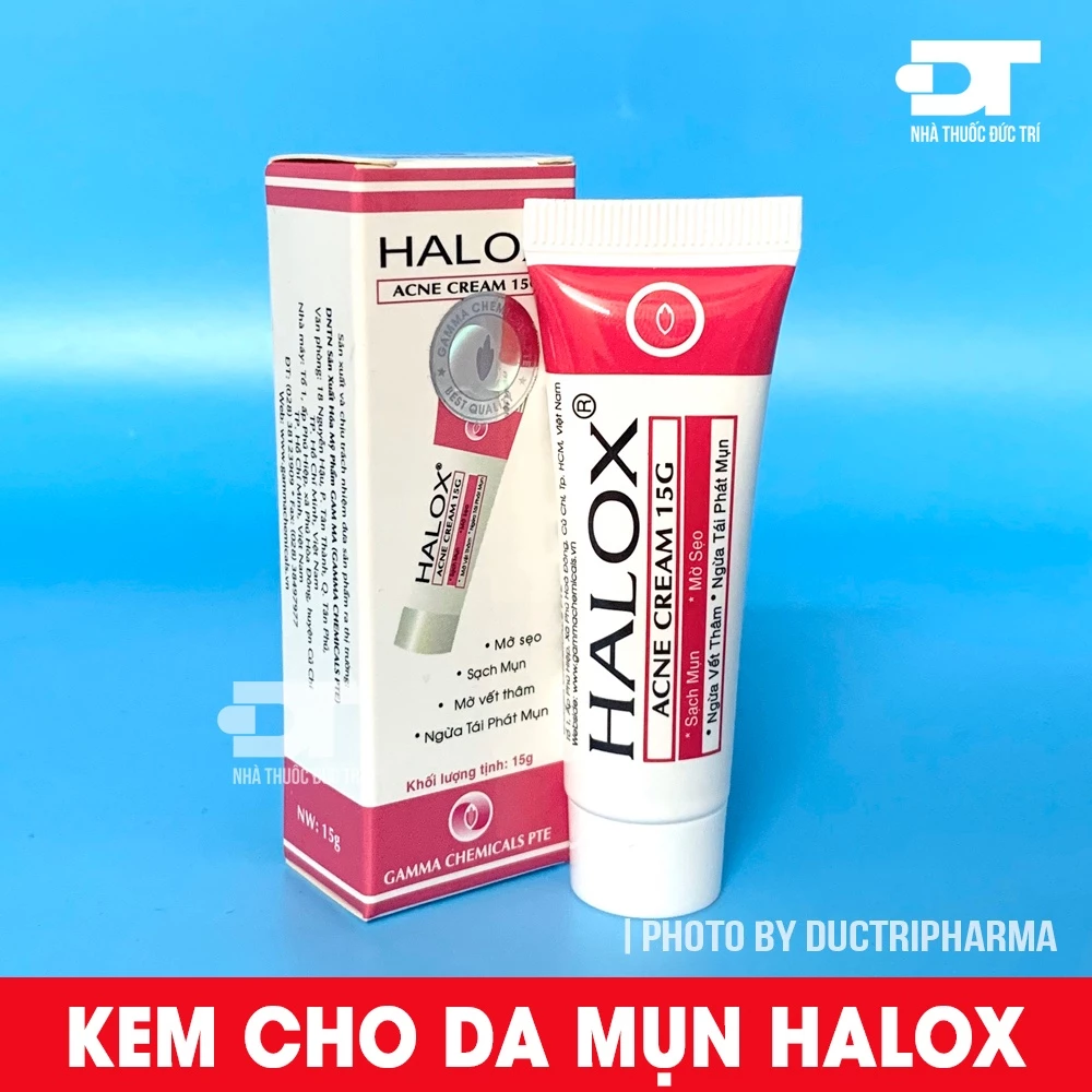 Kem mụn HALOX ACNE CREAM 15g