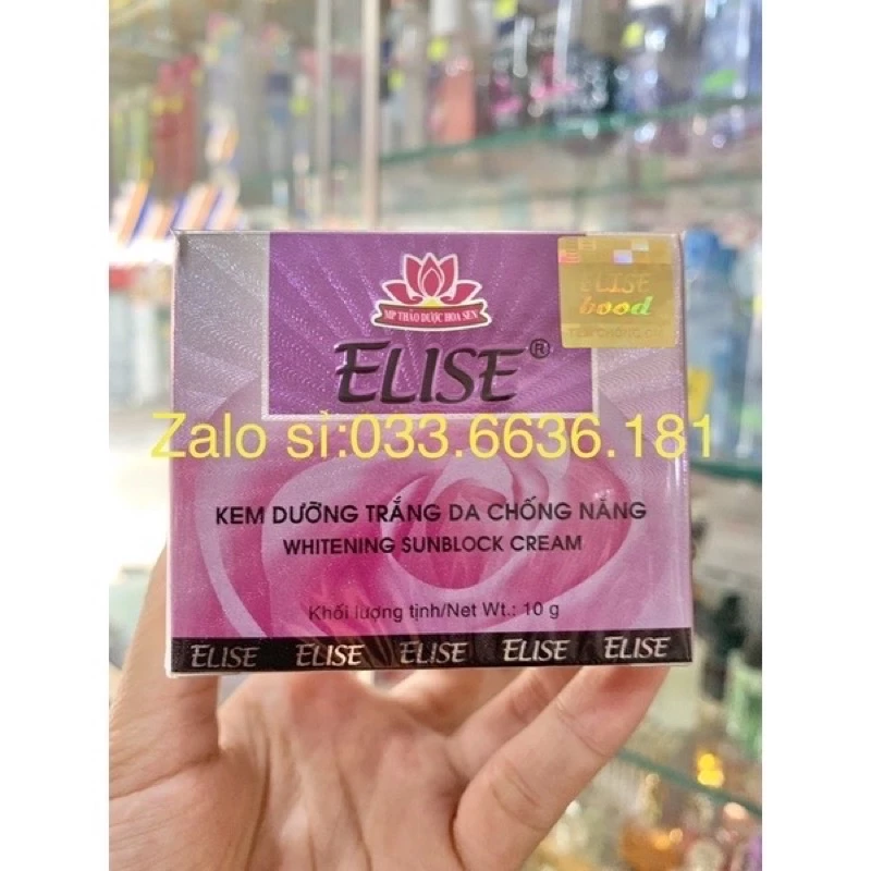 kem trắng da chống nắng elise hủ 10g