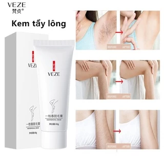 Kem Tẩy Lông Nách, Tẩy Lông Chân An Toàn Hiệu Quả Veze 60 g