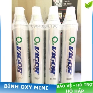 Bình thở oxy mini cầm tay tạo ra lượng khi thở tới 12 lít oxy tinh khiết