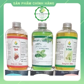 [Giá tận gốc] Tinh dầu Sả chanh - Quế 500ml đuổi muỗi, xông thơm phòng, khử mùi hiệu quả