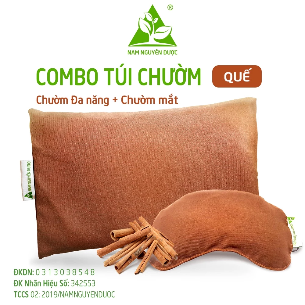 Combo túi chườm Đa Năng + Chườm Mắt QUẾ Nam Nguyên Dược