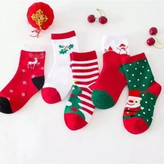 Tất Noel cho bé cực đẹp - Sắm tất nhận quà ông già Noel