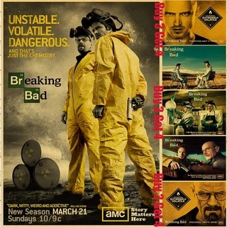 Breaking Bad Poster Giấy Retro Poster Chất Lượng Cao Tranh Trang Trí Tường Ms: 353