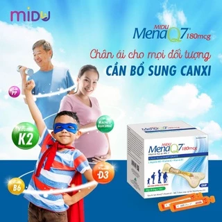 Canxi MenaQ7 180mcg – Phát triển chiều cao cho trẻ em và giúp xương chắc, dài.