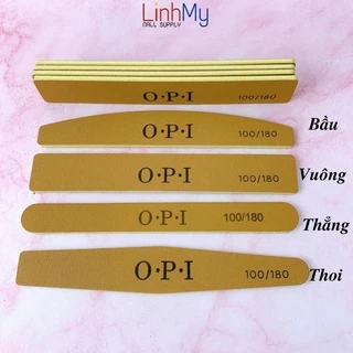 Dũa OPI Da Bò Dũa Móng Bột Móng Gel Dũa Được Cả Móng Thật Độ Nhám 100/180