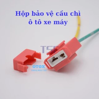 Hộp bảo vệ cầu chì ô tô xe máy 19X18mm OTOX