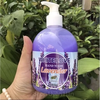 (Hàng Công Ty Chính Hãng) NƯỚC RỬA TAY  WHITE LOVE 500ml