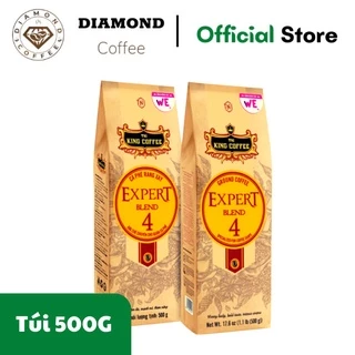 Cà Phê Rang Xay Expert Blend 4 KING COFFEE - Túi 500gram