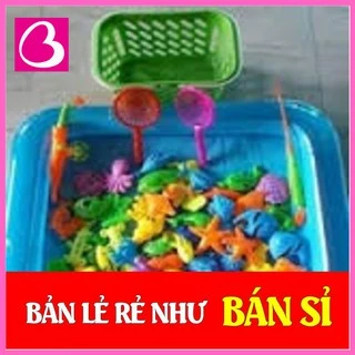 Bộ Bể Phao Câu Cá Vui Nhộn Cho Bé