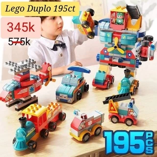 [siêu sale] Mô hình lắp ghép Duplo 195 chi tiết đồ chơi thông minh cho bé