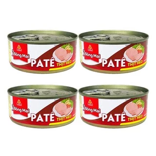 Combo 4 Pate Thịt Heo 3 Bông Mai Vissan 150g (Date 2026)